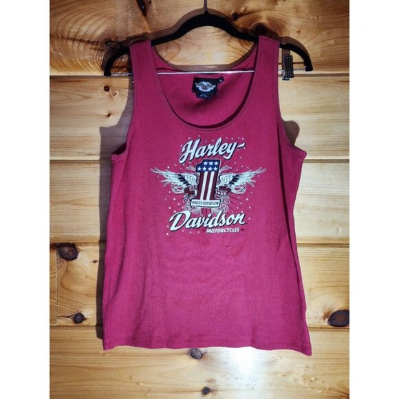 Harley-Davidson Tops - Harley-Davidson Women's XL Embellished Starlight Scoop Neck Sleeveless Tank Top
